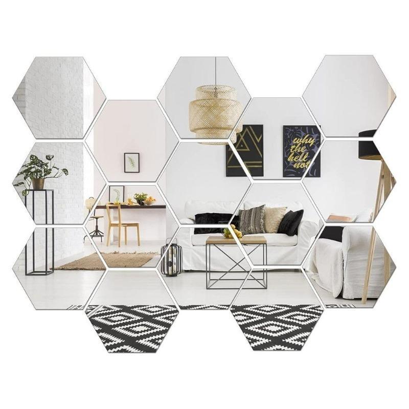 Great Collection - Hexagon 3D Acrylic Wall Stickers