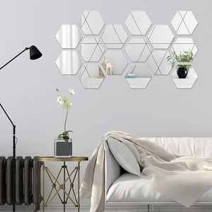 Great Collection - Hexagon 3D Acrylic Wall Stickers