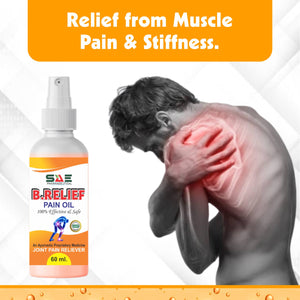 B relief  Pain oil Relief (Buy 1 Get 1 Free) pack of 2