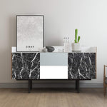 Black Marble Wallpaper for Kitchen Counter Top Waterproof & Oil Proof ( 2 Meter)